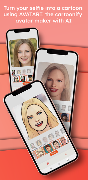 Deepfake Artbreeder Cartoonify - Image screenshot of android app