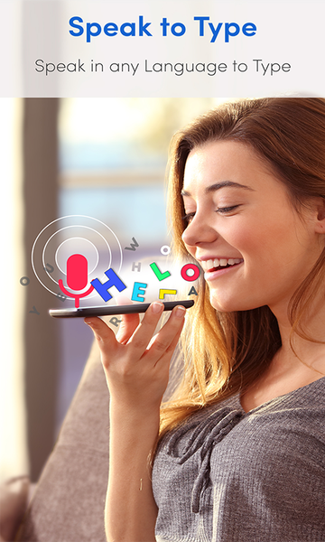 Voice Typing, Keyboard:Multili - عکس برنامه موبایلی اندروید