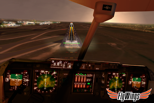 Flight Simulator 2015 FlyWings - Gameplay image of android game