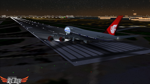 Flight Simulator Night - Fly Over New York NY - Gameplay image of android game