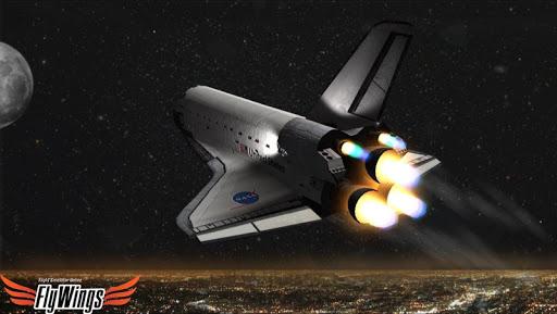 Flight Simulator Night - Fly Over New York NY - Gameplay image of android game