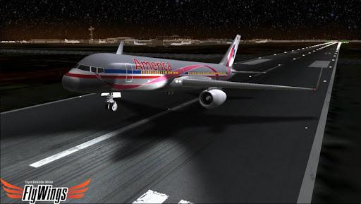 Flight Simulator Night - Fly Over New York NY - Gameplay image of android game