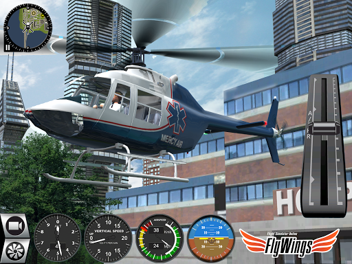 Helicopter Simulator SimCopter ۲۰۱۶ Free - عکس بازی موبایلی اندروید