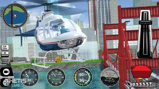 Helicopter Simulator SimCopter 2017 Free - عکس بازی موبایلی اندروید