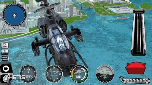 Helicopter Simulator SimCopter 2017 Free - Gameplay image of android game