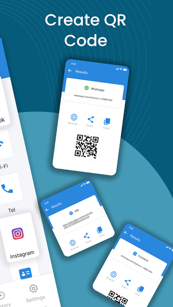QR Code Reader: QR Code Maker - عکس برنامه موبایلی اندروید