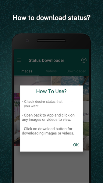 Save Status - Download Status - Image screenshot of android app