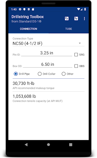 Drillstring Toolbox - عکس برنامه موبایلی اندروید