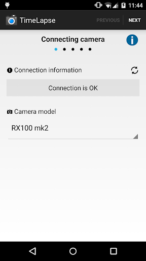 Timelapse - Sony Camera - Image screenshot of android app