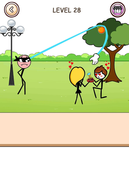 Stick Robber: Brain Puzzle - عکس برنامه موبایلی اندروید
