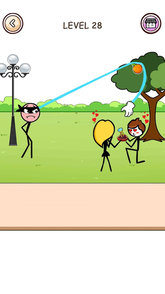 Stick Robber: Brain Puzzle - عکس برنامه موبایلی اندروید