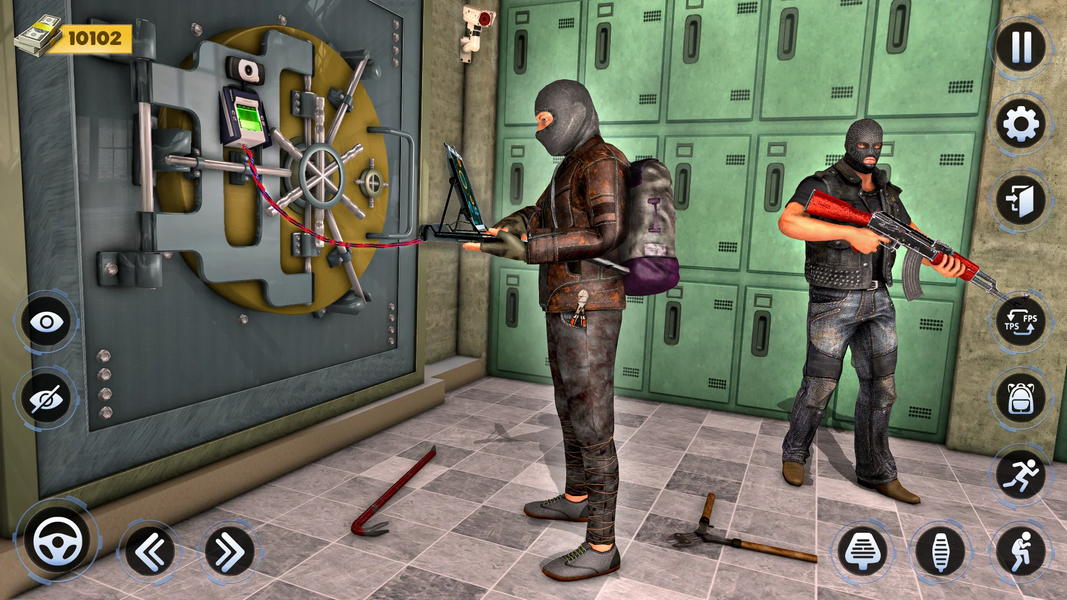 Vegas Robbery Crime City Game - Gameplay image of android game