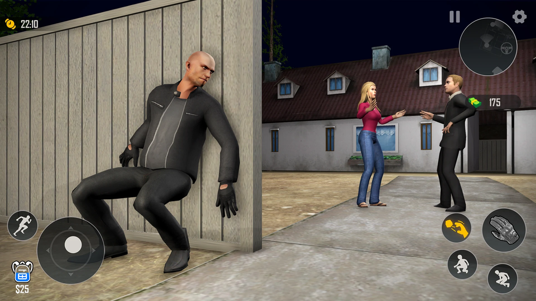 Robbery Simulator: Thief House - Gameplay image of android game