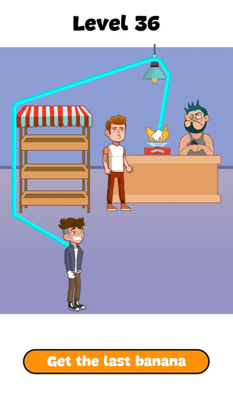 Skybidi Thief: Puzzle Troll - Gameplay image of android game