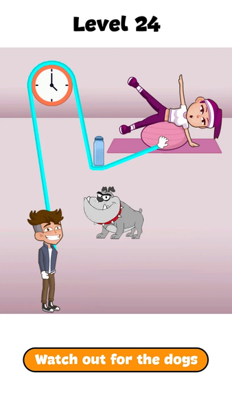 Skybidi Thief: Puzzle Troll - Gameplay image of android game