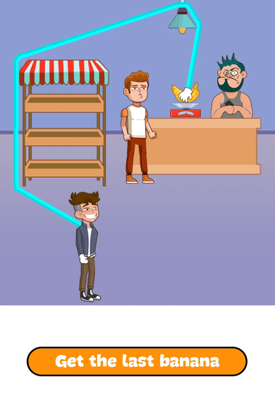 Skybidi Thief: Puzzle Troll - Gameplay image of android game