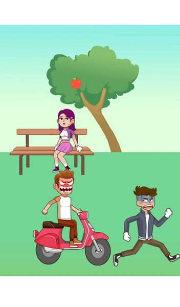 Skybidi Thief: Puzzle Troll - Gameplay image of android game