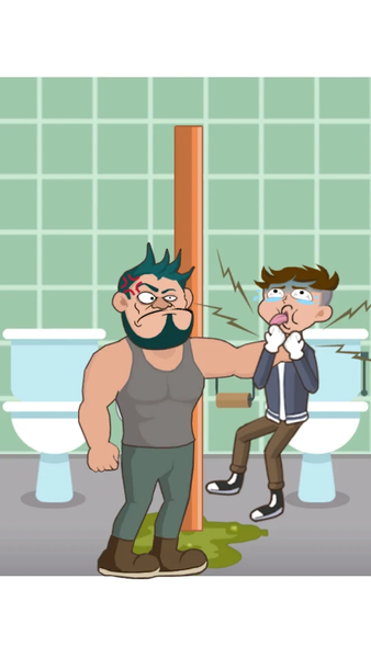 Skybidi Thief: Puzzle Troll - Gameplay image of android game