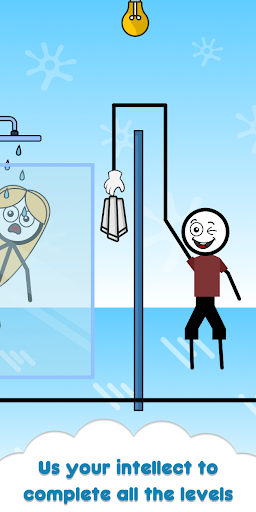 Stickman Thief Puzzle Games - Gameplay image of android game