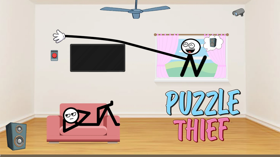 Stickman Thief: Heist Puzzle - عکس بازی موبایلی اندروید