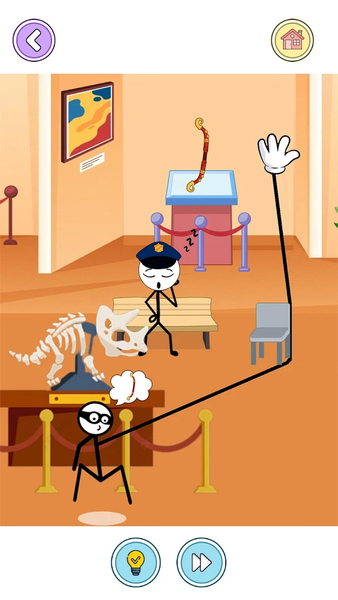 Stickman Thief: Heist Puzzle - عکس بازی موبایلی اندروید