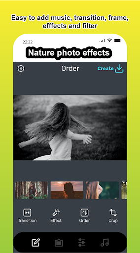 Photo effects theme nature, na - Image screenshot of android app