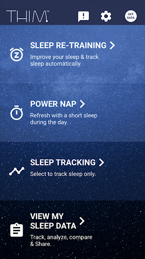 THIM Sleep Ring - Image screenshot of android app