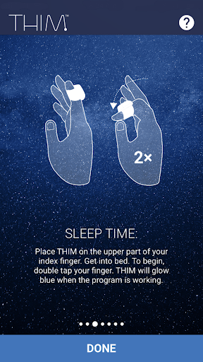 THIM Sleep Ring - Image screenshot of android app