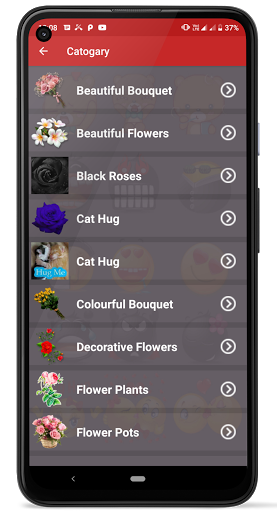Rose Stickers - Image screenshot of android app