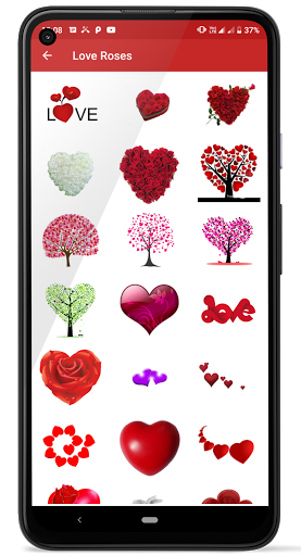 Rose Stickers - Image screenshot of android app