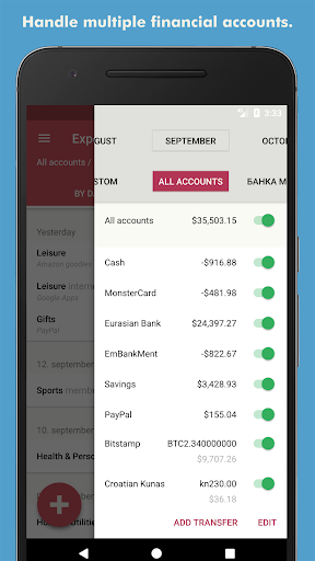 Toshl Finance - budget manager - Image screenshot of android app
