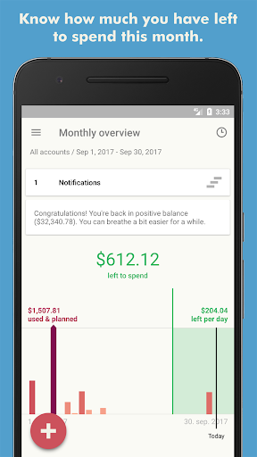 Toshl Finance - budget manager - Image screenshot of android app