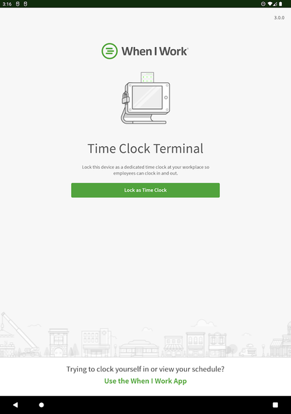 Time Clock Terminal - Image screenshot of android app