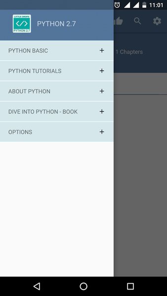Python Documentation ۲.۷ - عکس برنامه موبایلی اندروید