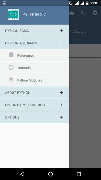 Python Documentation ۲.۷ - عکس برنامه موبایلی اندروید