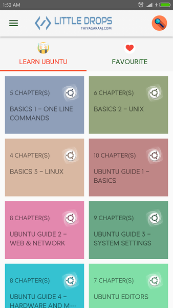 Learn Ubuntu - Guide - Image screenshot of android app