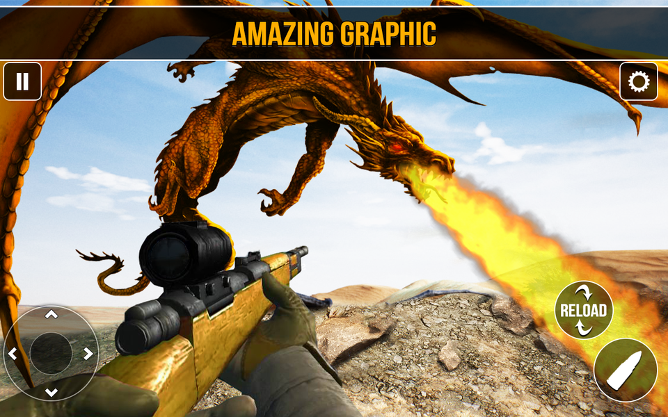 Dragon Shooter: Fire War - Gameplay image of android game