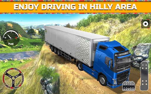 PK Cargo Truck Transport Game - Gameplay image of android game
