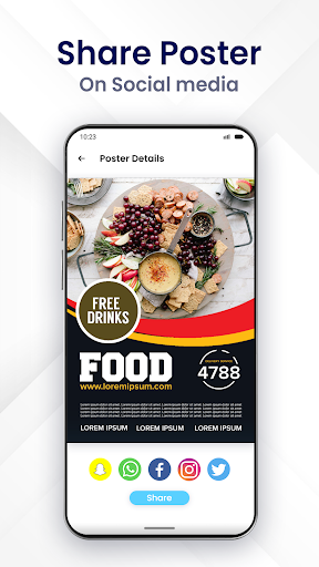 Poster Maker - Flyer Maker - عکس برنامه موبایلی اندروید