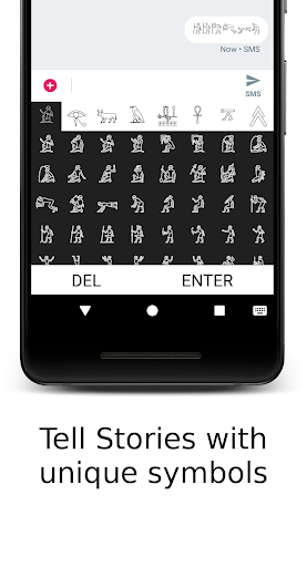 Glyph - the Egyptian Hieroglyph Keyboard - عکس برنامه موبایلی اندروید