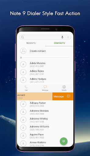 Dialer Theme S10 - Call Block & Contact - Image screenshot of android app