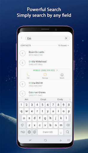 Dialer Theme S۱۰ - Call Block & Contact - عکس برنامه موبایلی اندروید