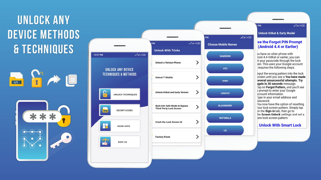 Unlock Any Phone Guide - عکس برنامه موبایلی اندروید