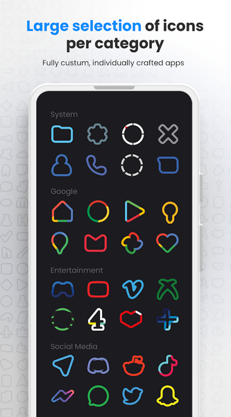 BASIT Icon Pack - عکس برنامه موبایلی اندروید