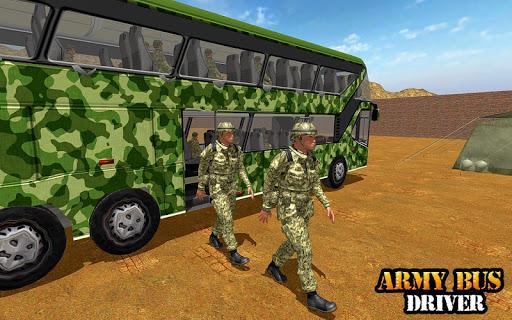 Army Bus Transporter Coach Fun - Gameplay image of android game