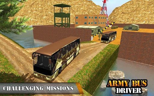 Army Bus Transporter Coach Fun - Gameplay image of android game
