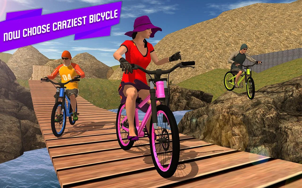 BMX Offroad Bicycle Rider Game - عکس بازی موبایلی اندروید