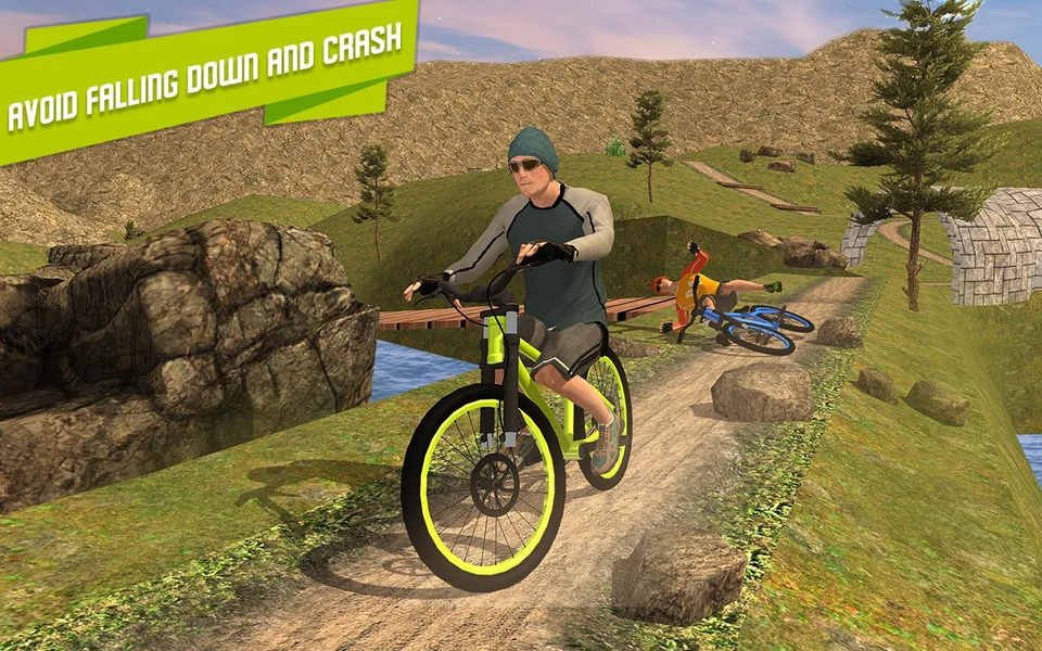 BMX Offroad Bicycle Rider Game - عکس بازی موبایلی اندروید