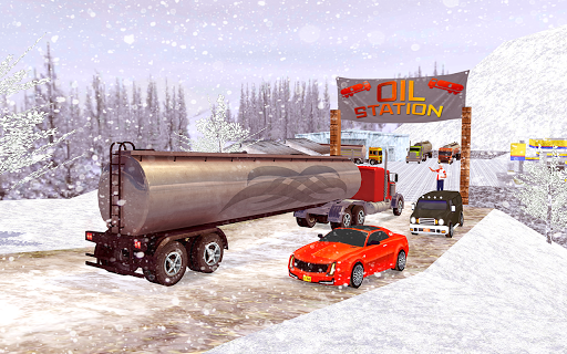 Truck Games 3d- Oil Tanker Sim - Gameplay image of android game