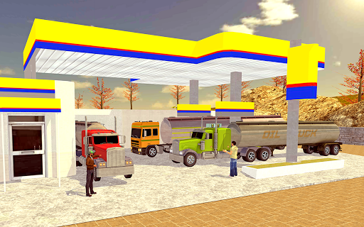 Truck Games ۳d- Oil Tanker Sim - عکس بازی موبایلی اندروید